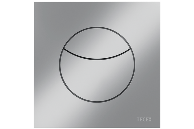 TECEflushpoint square chrome matte