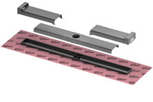 TECEdrainline Evo schwarz matt