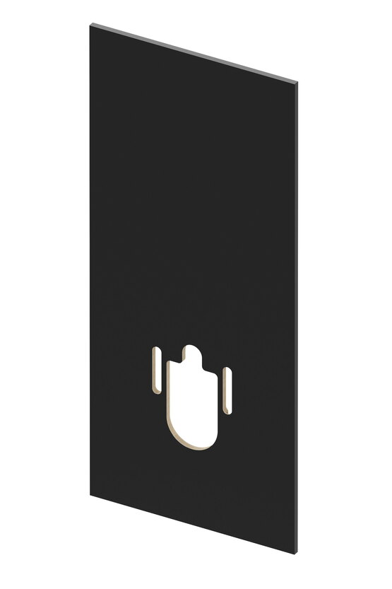 Nachrüst-Designblende Schwarz